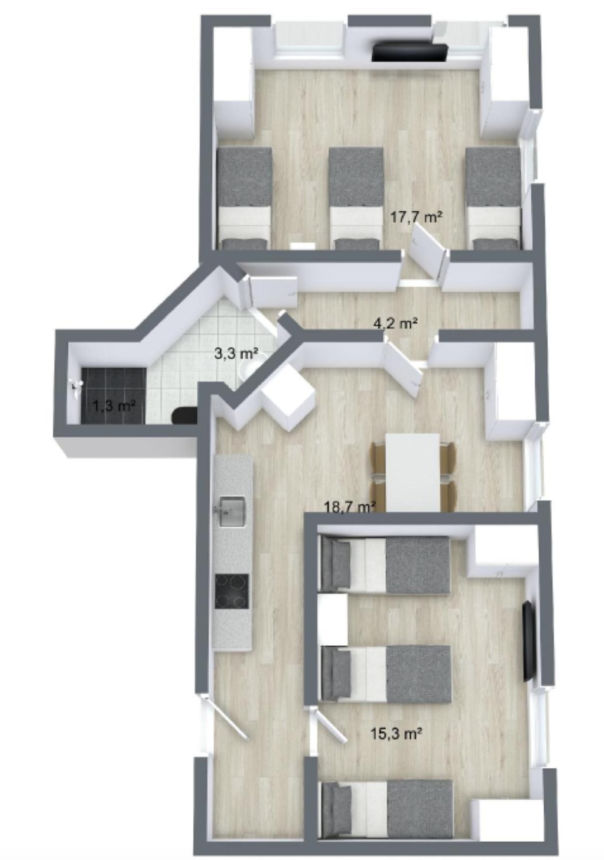 Wuerzburg Altbau-Citylofts Kültér fotó