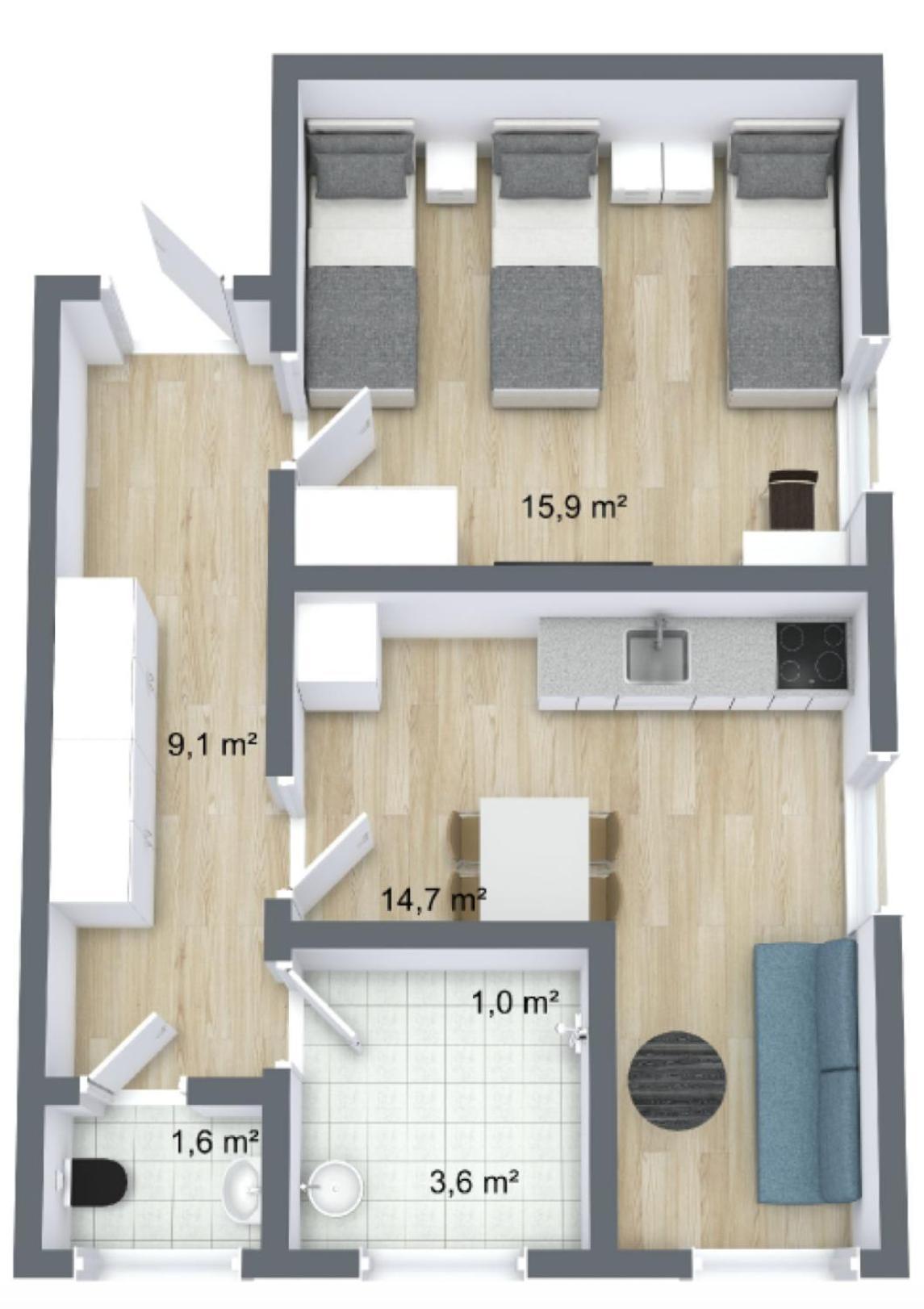 Wuerzburg Altbau-Citylofts Kültér fotó
